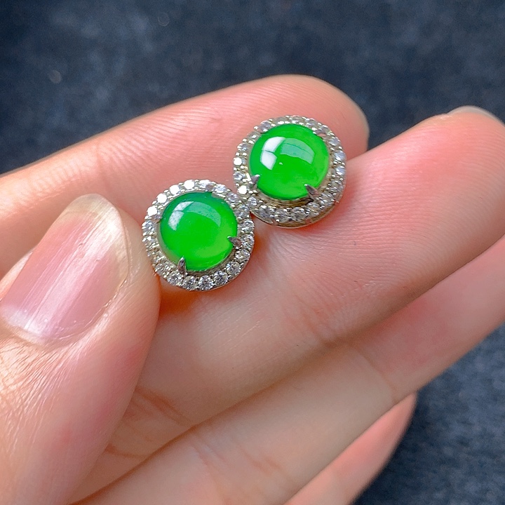 翡翠银S925镶嵌颈饰