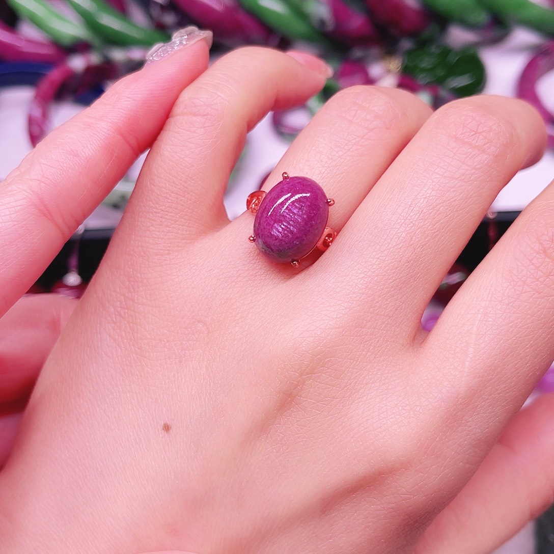 戒指未镶嵌红宝石