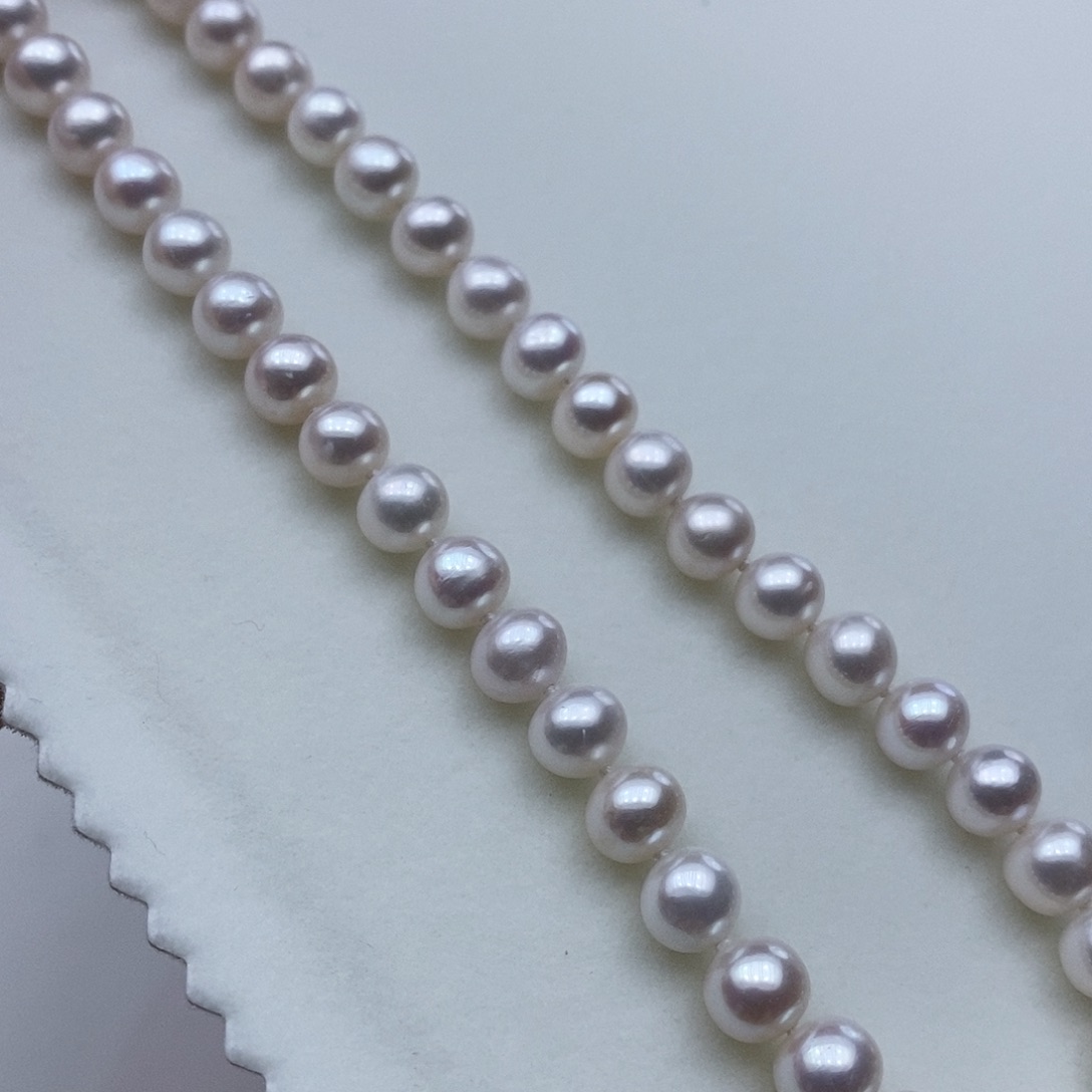 淡水珍珠颈饰银S925镶嵌➕7.8