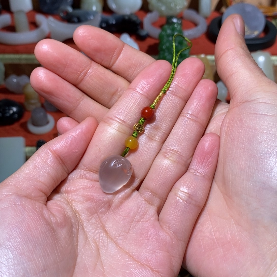 南红玛瑙未镶嵌颈饰