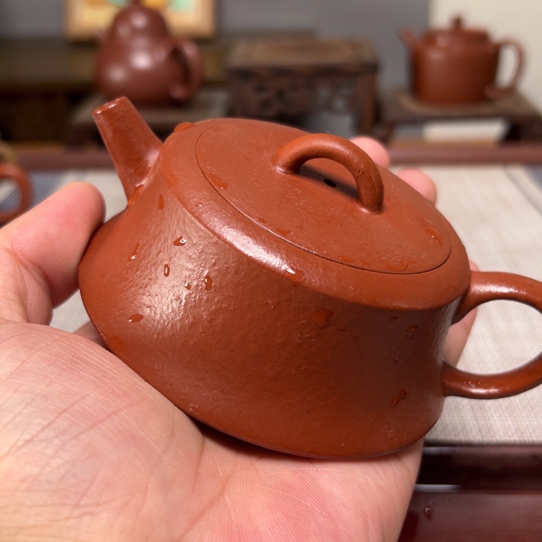 壶紫砂微瑕茶壶款