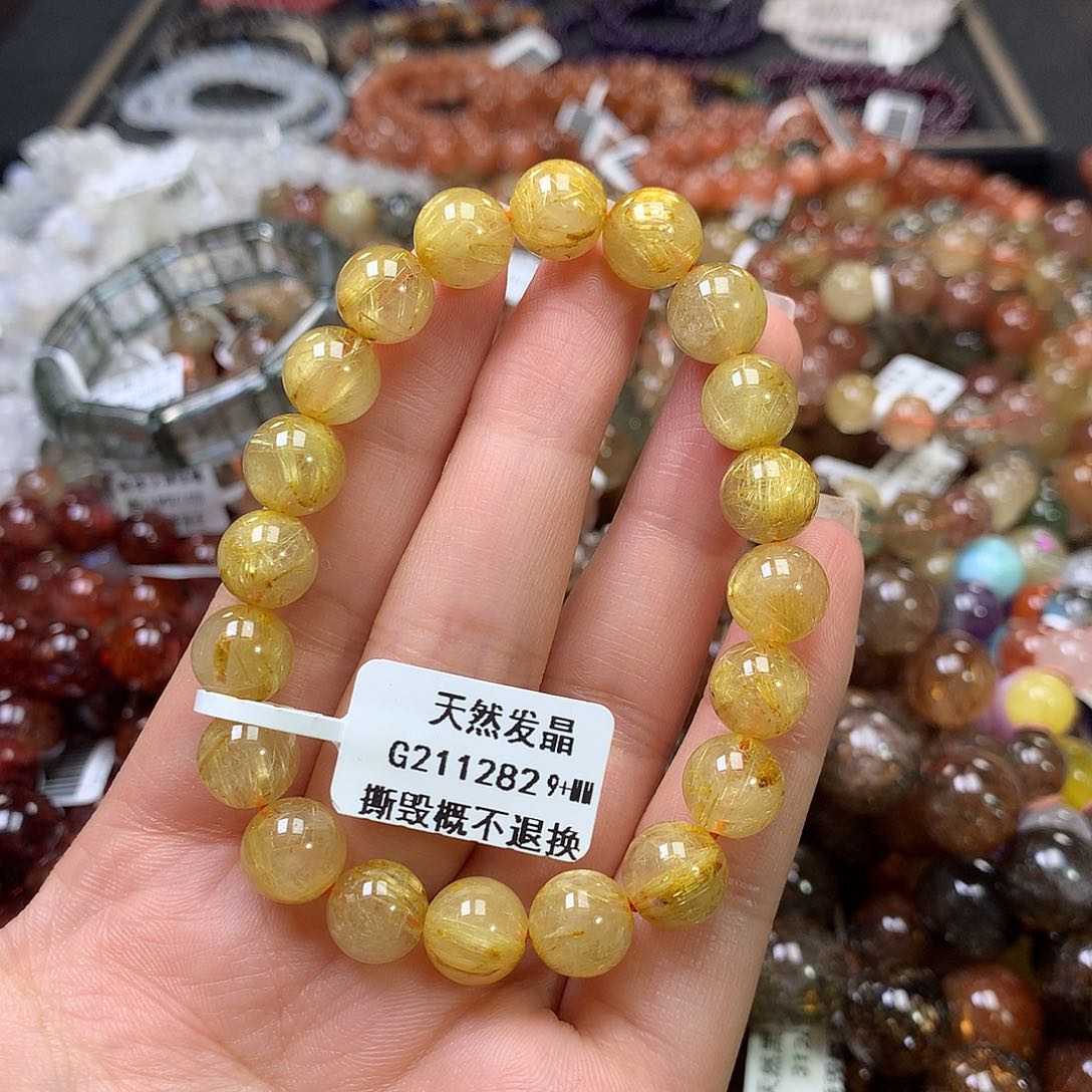 水晶手链未镶嵌，