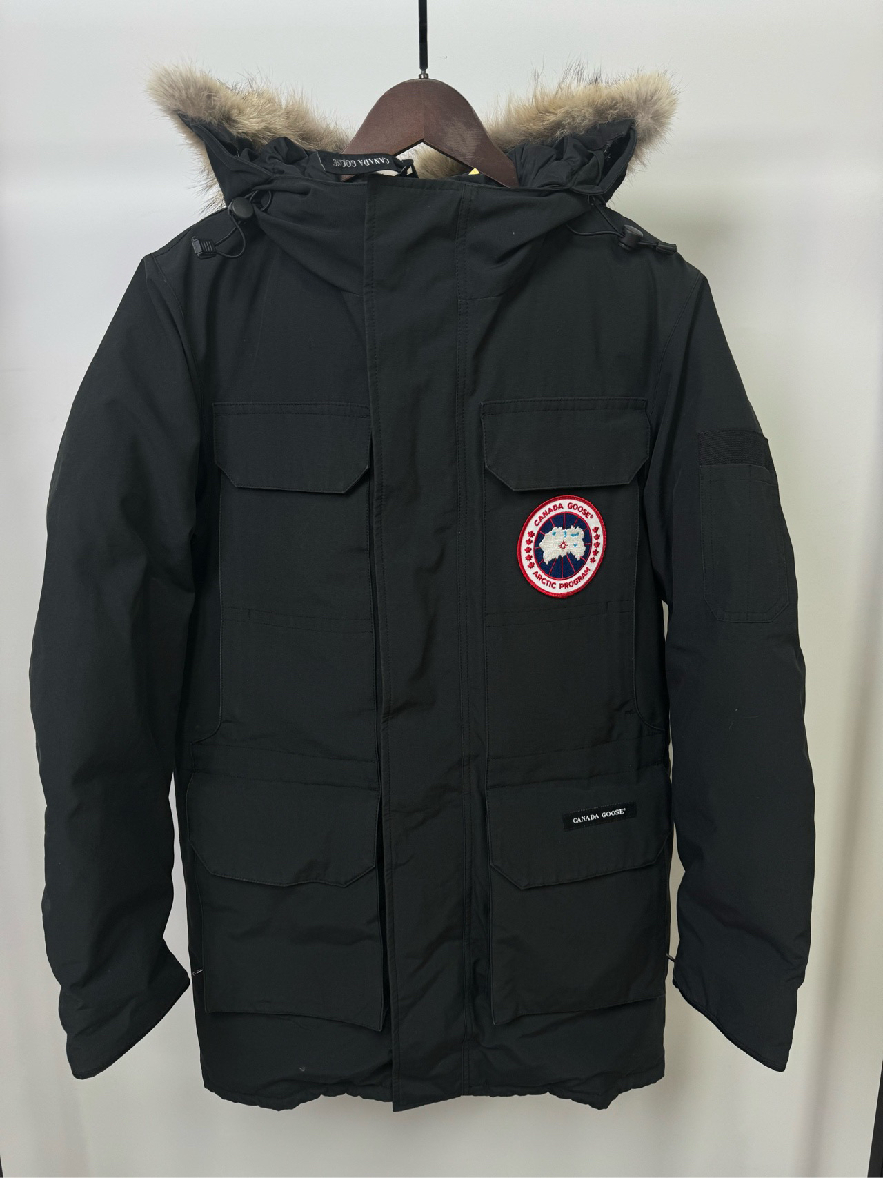 99新/加拿大鹅canadagoose黑色远征羽绒服/S码/251121