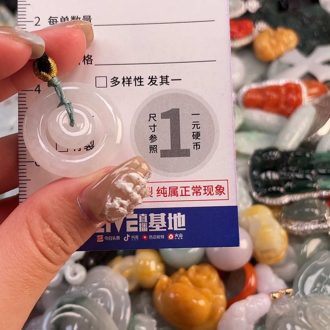 翡翠未镶嵌颈饰1718