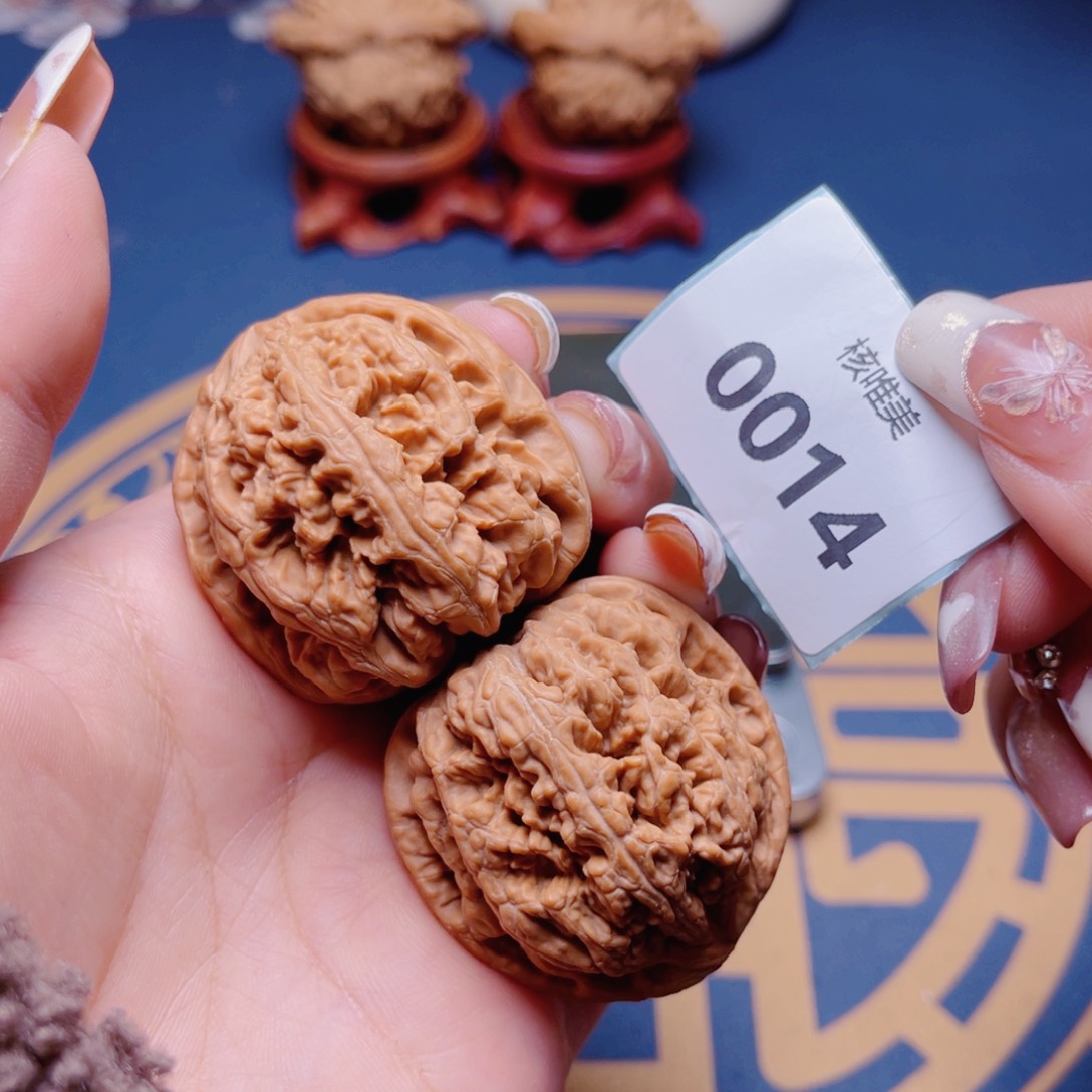 文玩核桃把件粗筋0014