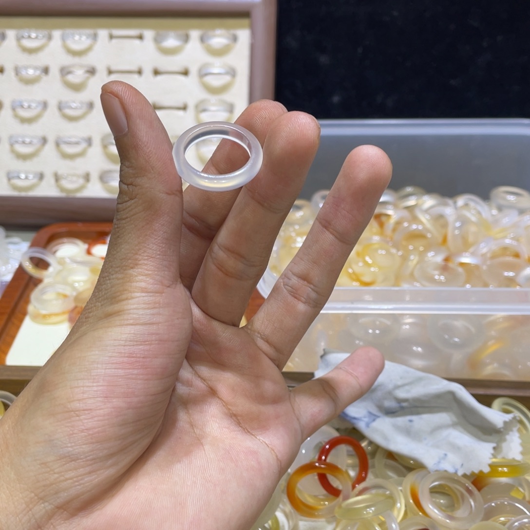 玛瑙/玉髓未镶嵌戒指580号港17