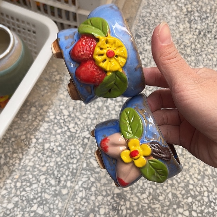 粗陶材质多肉花盆