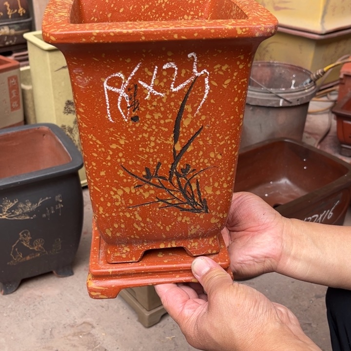 紫砂花盆紫砂花盆