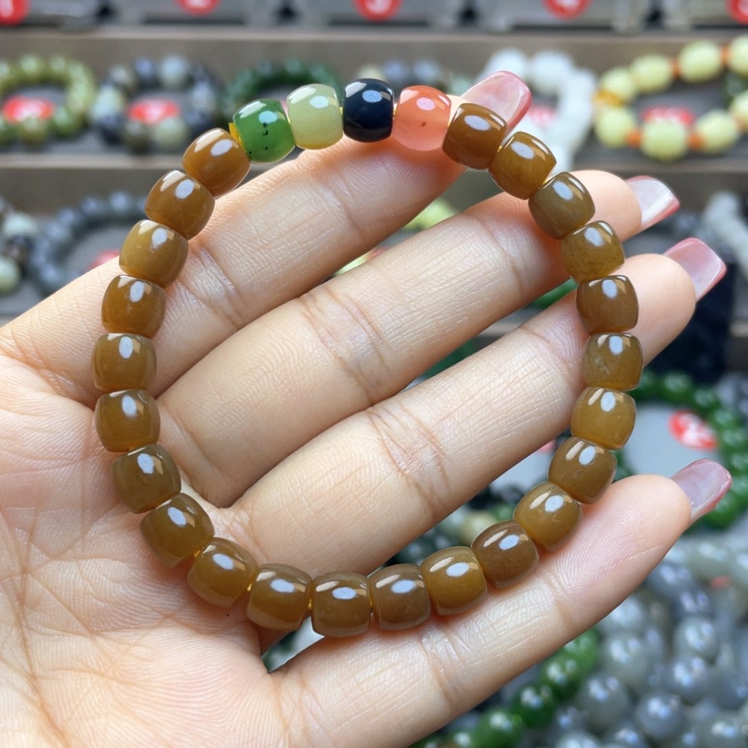 和田玉手链未镶嵌