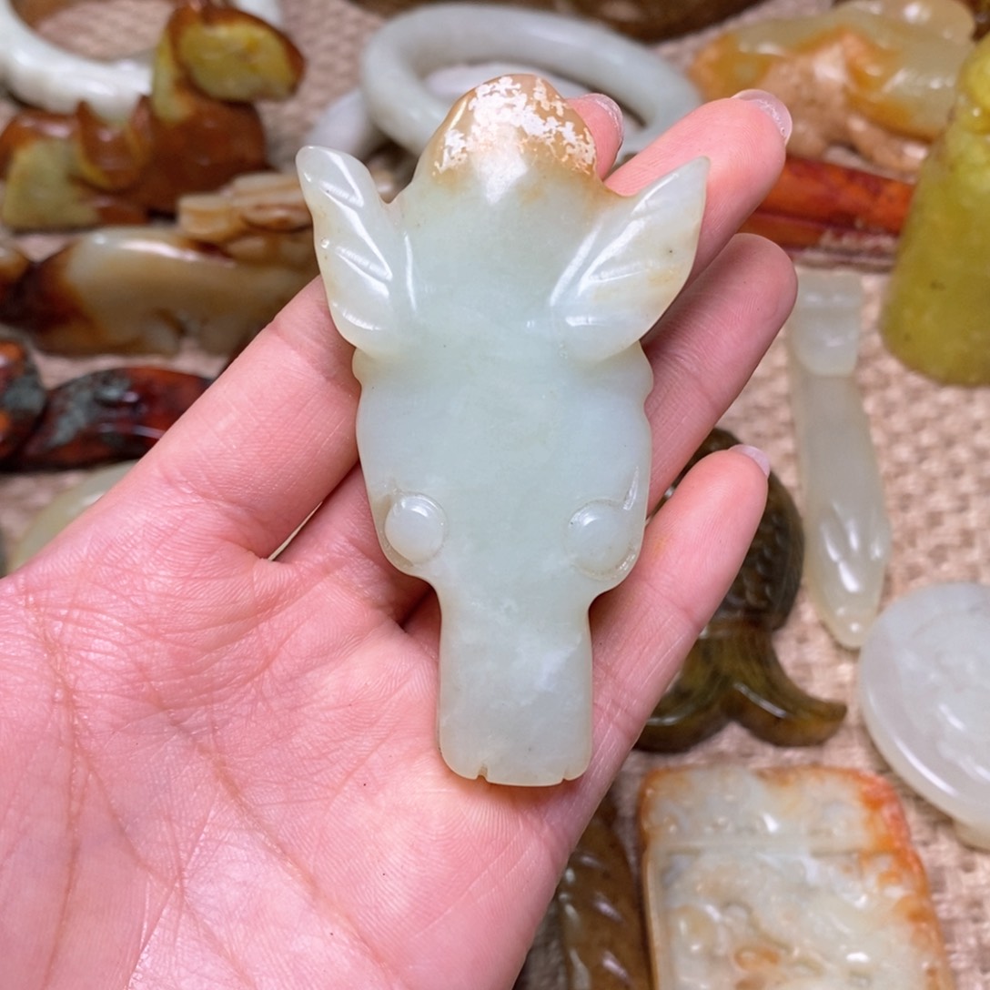 白玉菩提吊坠白玉菩提白玉菩提摆件