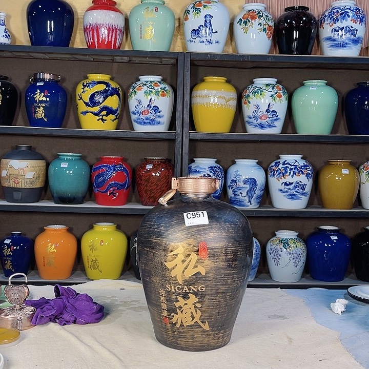 【闪购商品】缸951酒坛10斤高分子盖有瑕