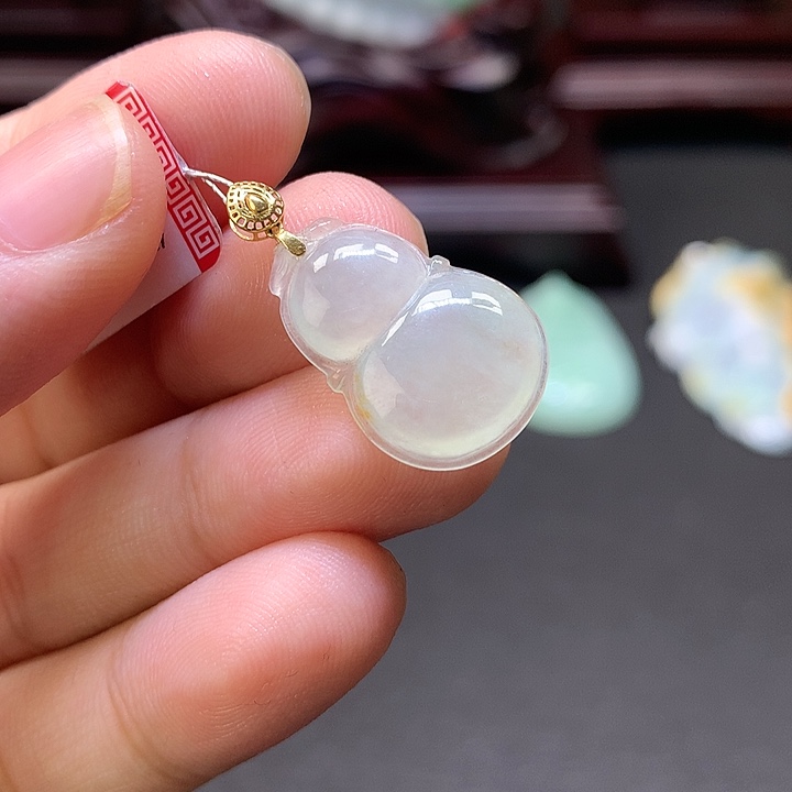 翡翠未镶嵌颈饰天然