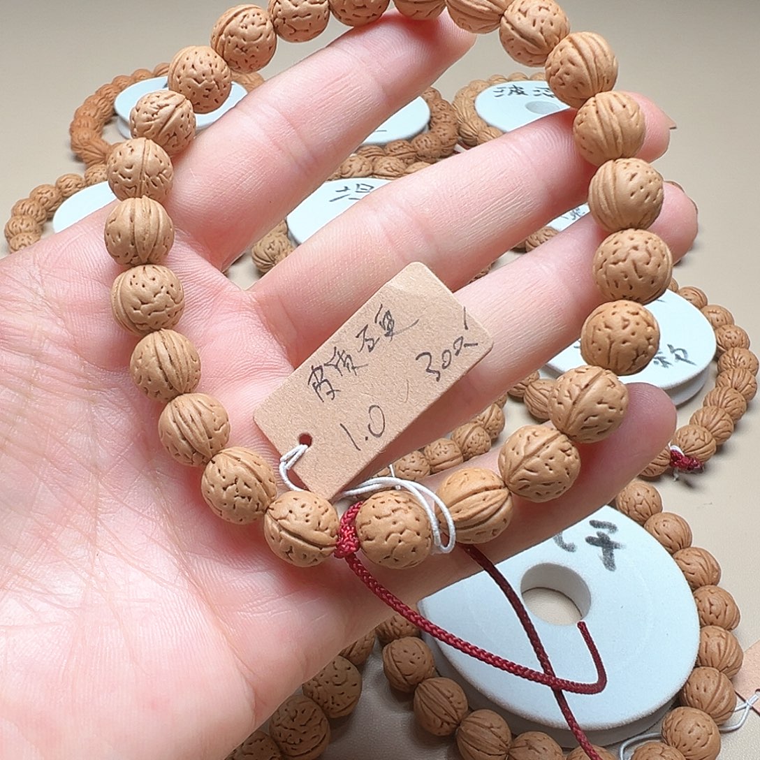 手串桃核1.0皮质硬