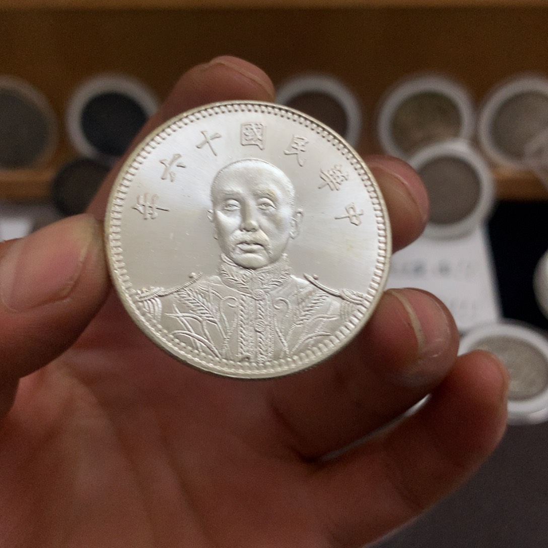 （泉藏臻选）  可吸翻可吹响龙洋大头复古工艺品摆件 