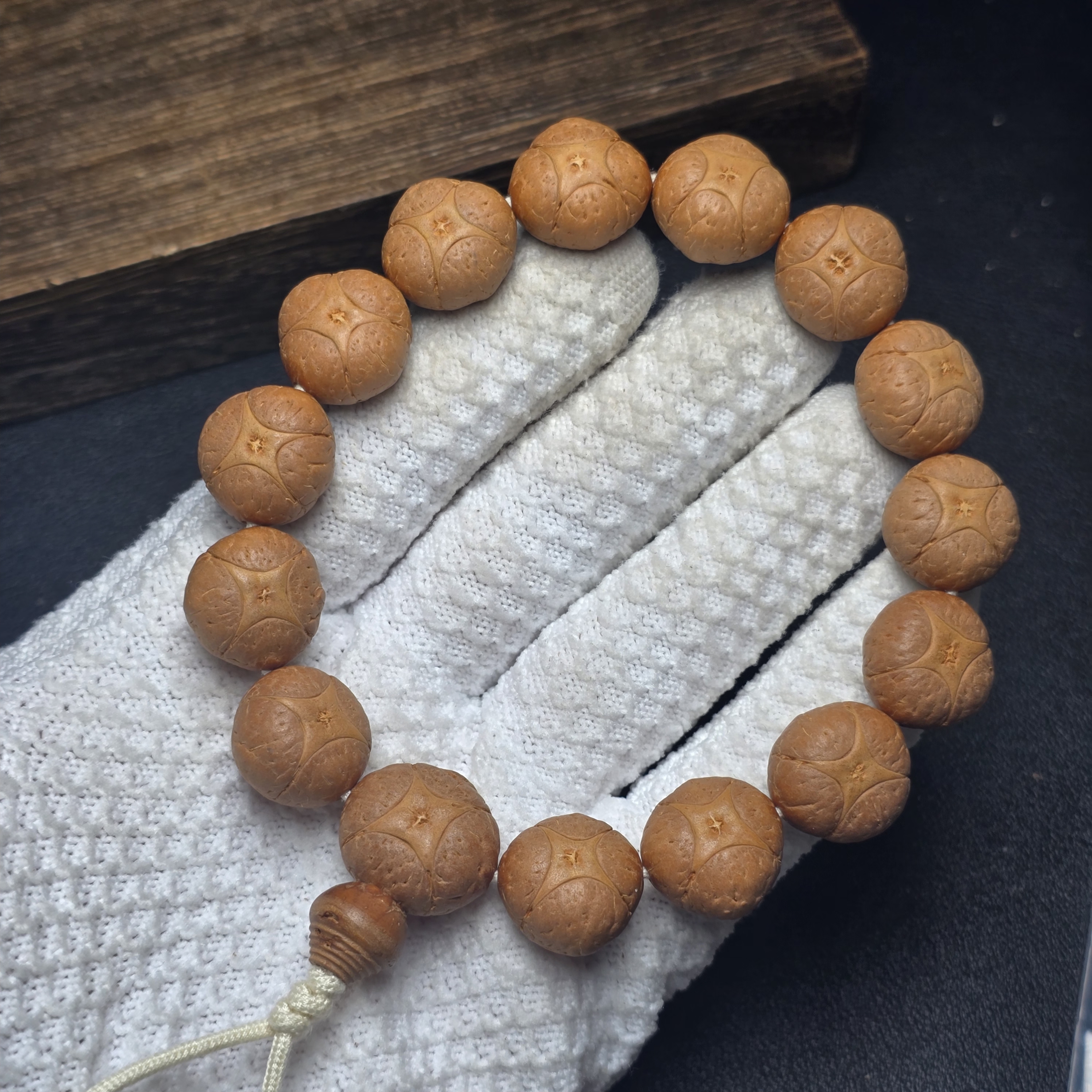 尼泊尔麒麟眼手串-定制款-尺寸17-货号y3