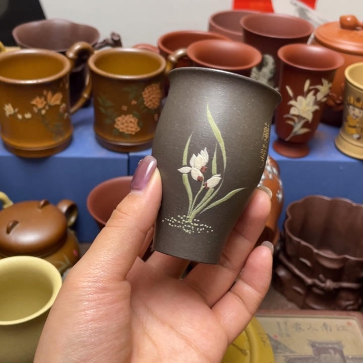 紫砂茶杯紫砂主人杯
