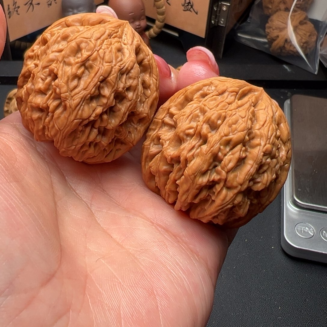 文玩核桃把件虎头王41