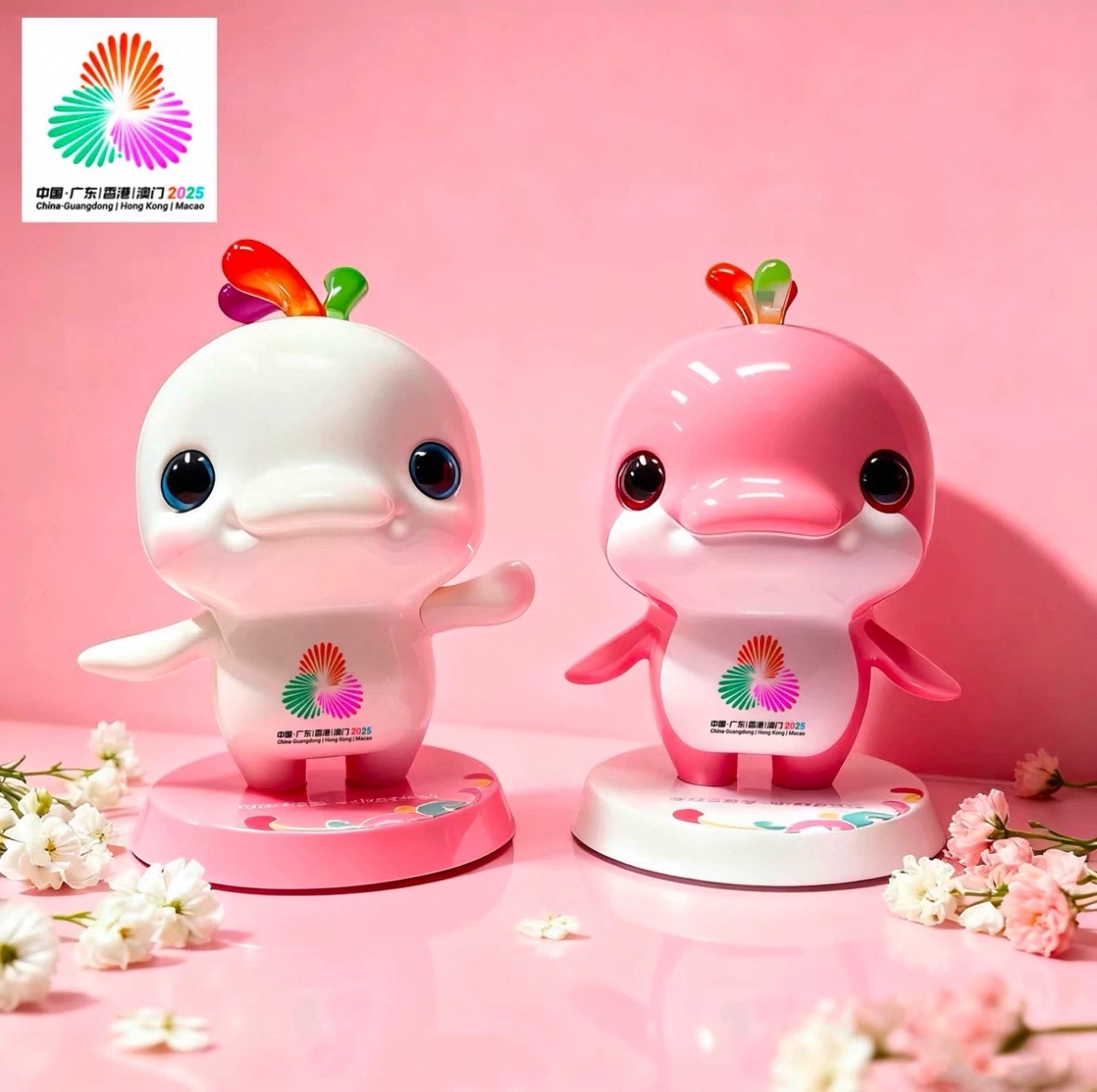 官方正品.2025十五运会吉祥物手办摆件10cm乐融融喜洋洋