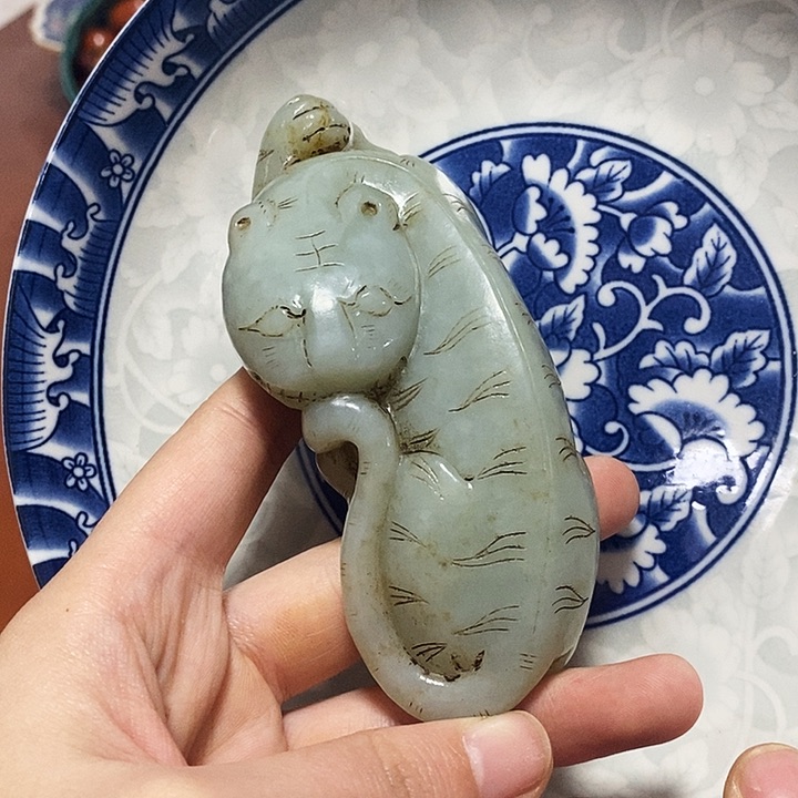 瓷片瓷片瓷器 摆件1个