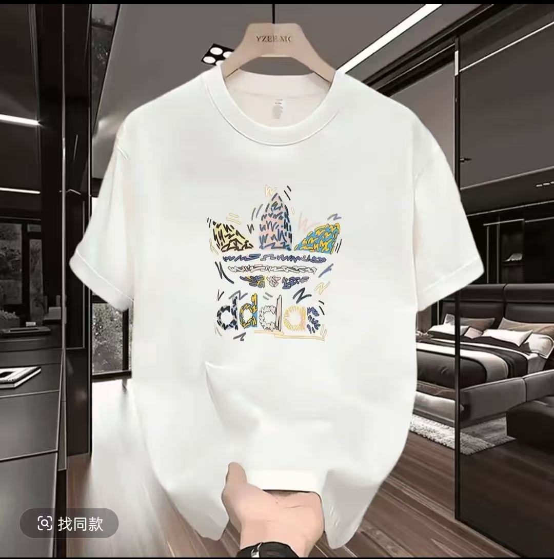 【一折粉丝福利】潮牌男女同款圆领百搭T恤