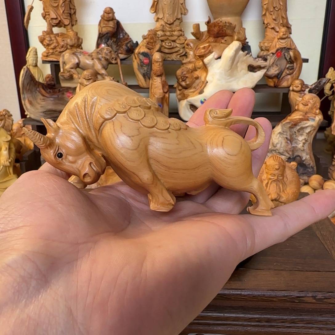 松***哥崖柏小木匠艺雕一物一拍