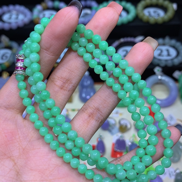 翡翠未镶嵌手链翡翠