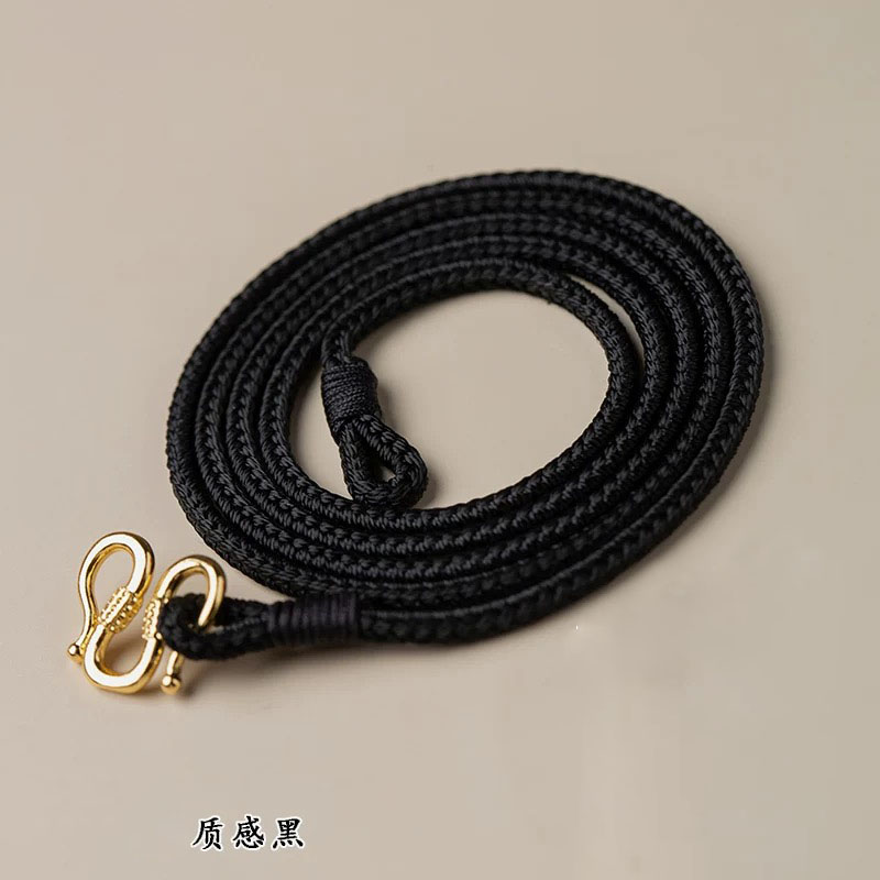 全新八股项链彩色藏式唐卡平安男女简约高端挂头佛牌挂绳