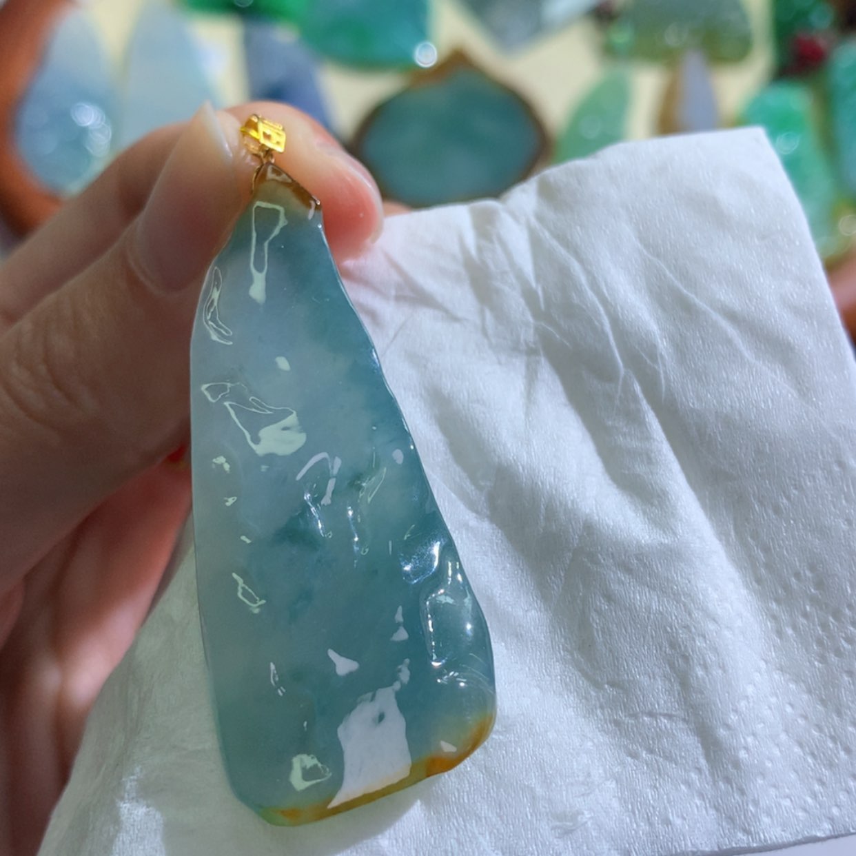 【闪购商品】翡翠吊坠(不含链)未镶嵌 1529