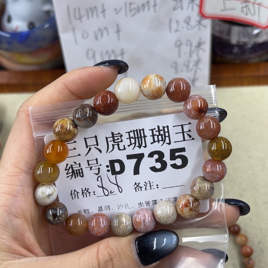 木***鱼未镶嵌h硅化珊瑚（珊瑚玉）