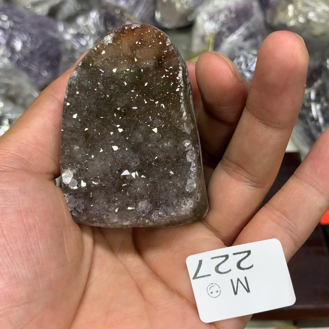 紫晶摆件未镶嵌水晶