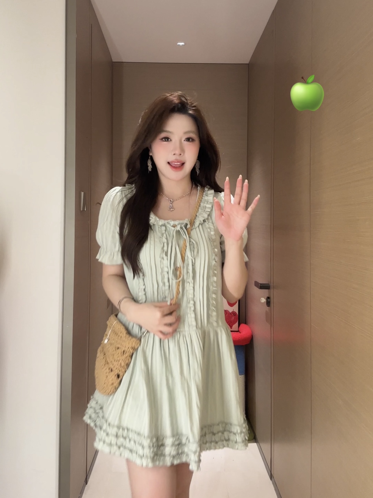 【Yez1】 “糯糯青山“微胖减龄显瘦背心裙夏季连衣裙