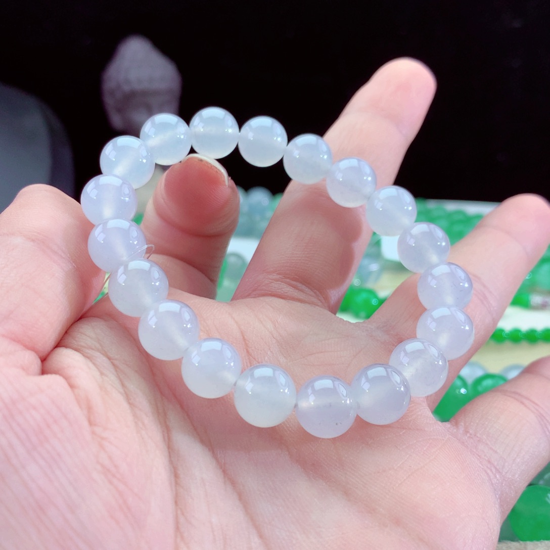 翡翠手链未镶嵌卡10
