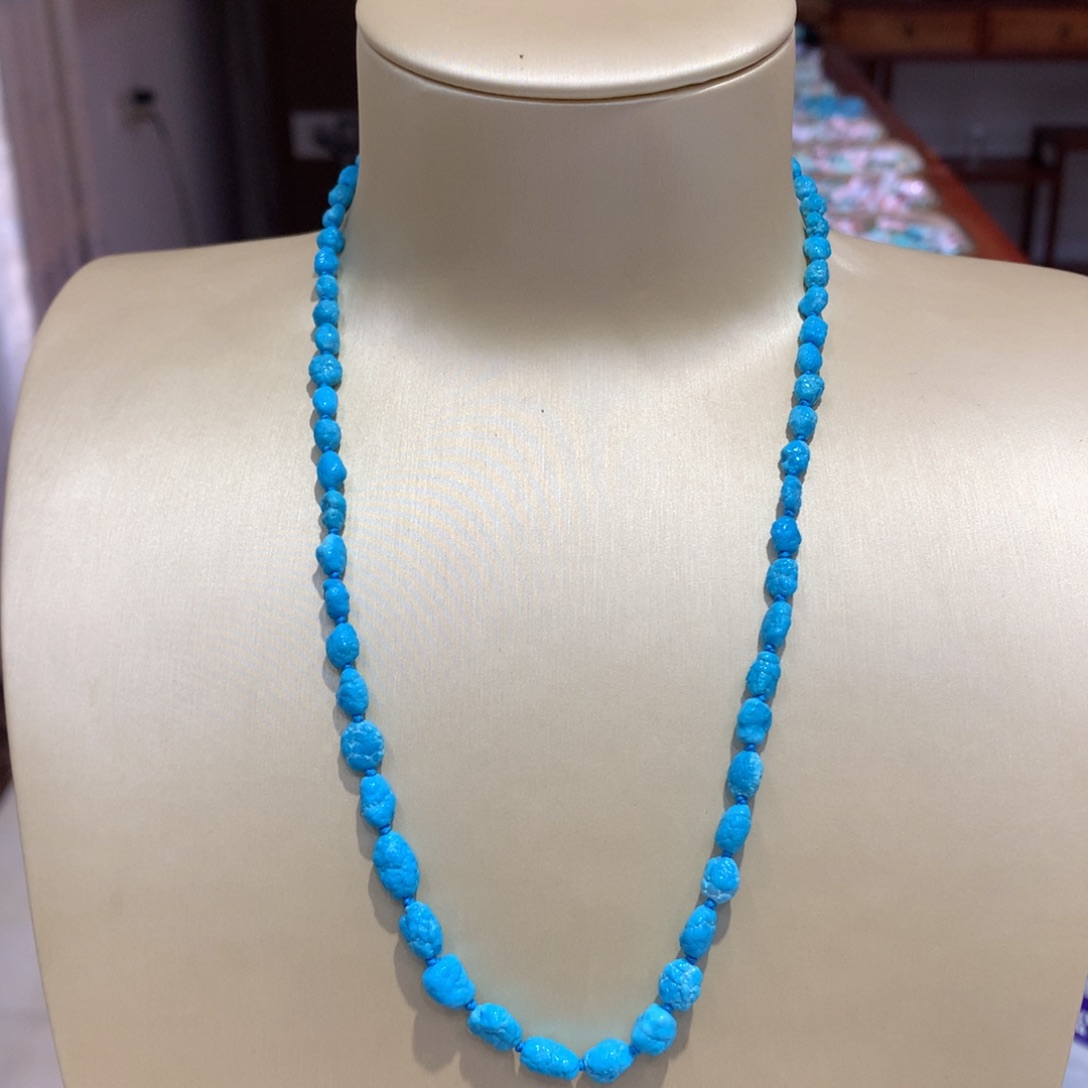 未镶嵌绿松石锁骨链