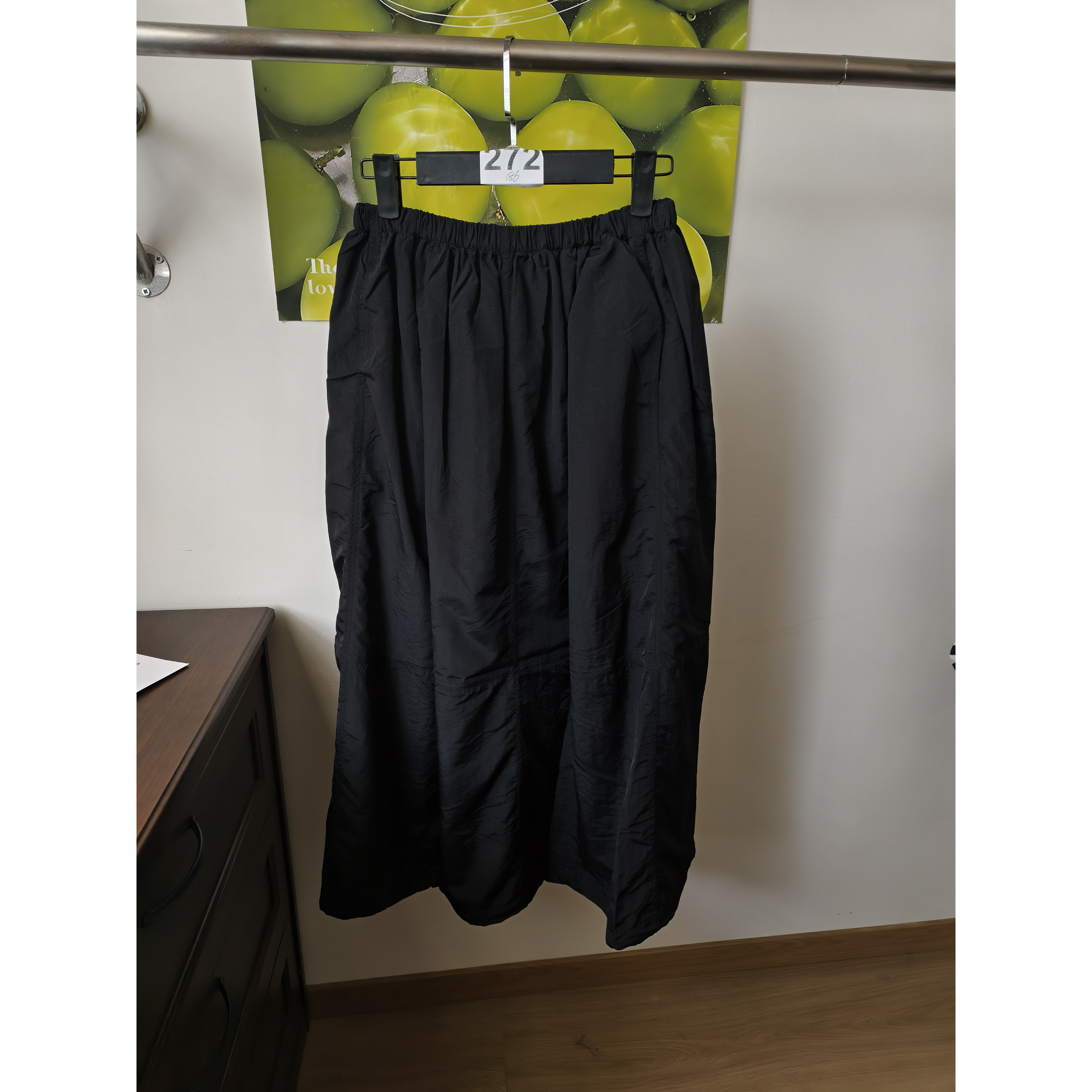 韩国代购.黑色舒适速干裙L25052397