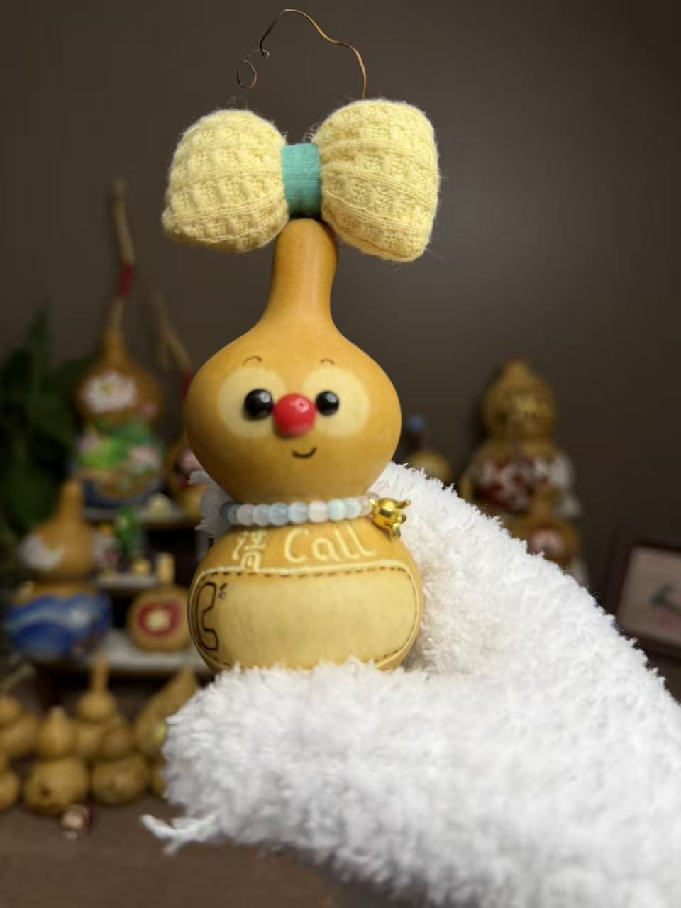 挪车电话葫芦车摆件