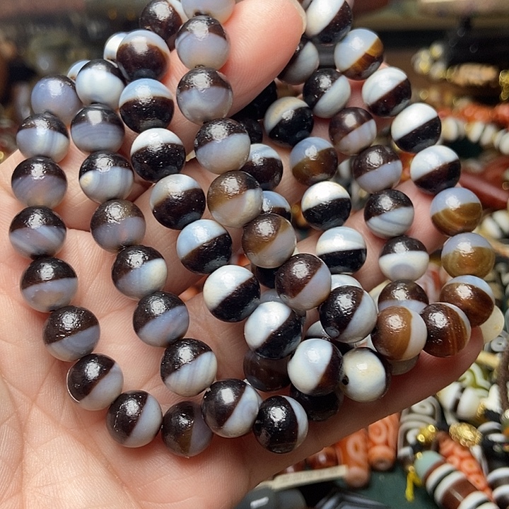 玛瑙/玉髓未镶嵌手链发一条