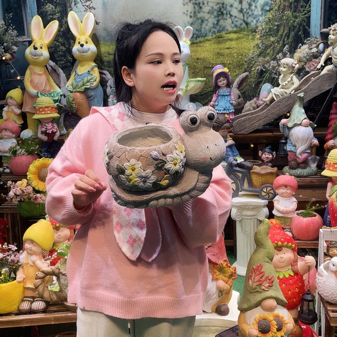 摆件花园摆件红红火火