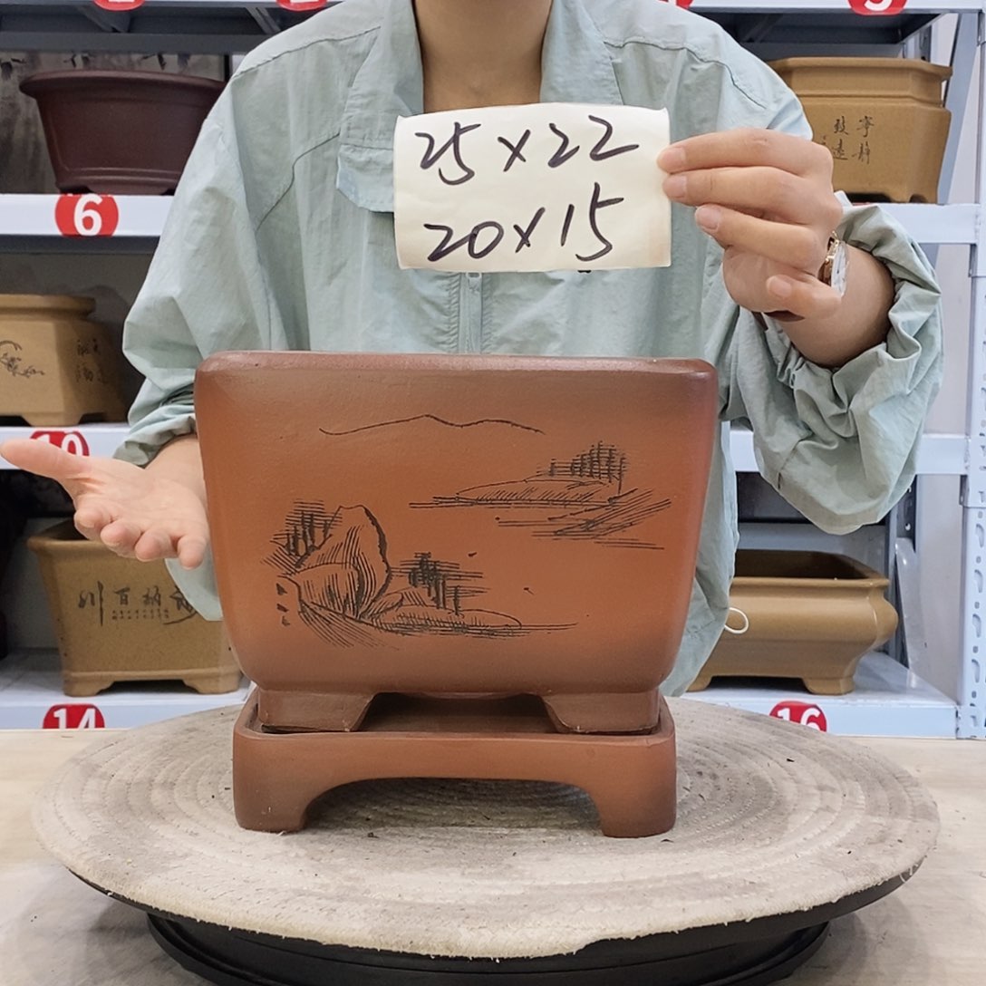 紫砂花盆紫砂花盆