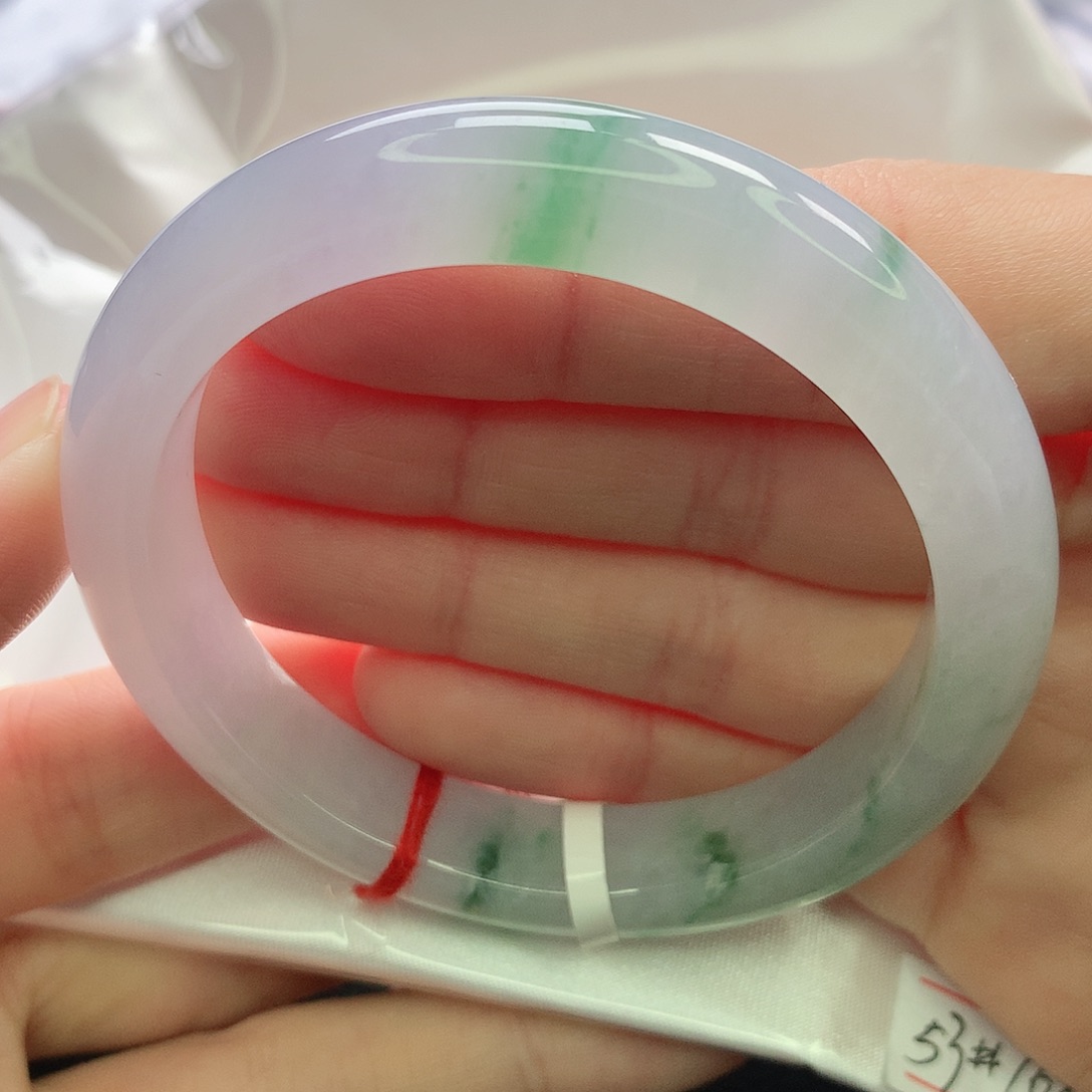 翡翠未镶嵌手镯缅甸5253