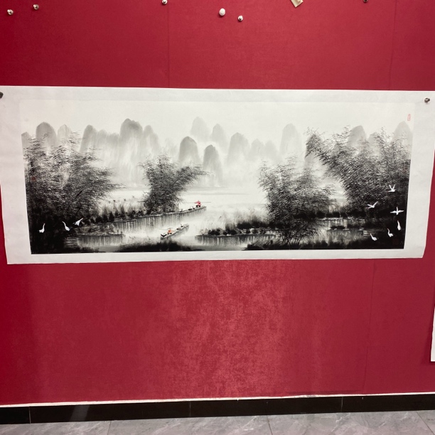 刘善传小六尺水墨作品