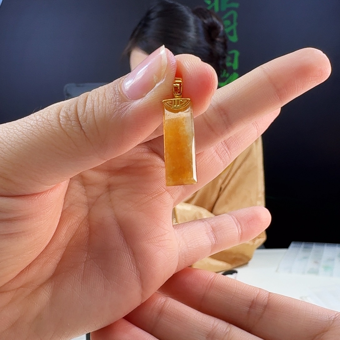 翡翠银S925镶嵌吊坠(不含链)925镶嵌