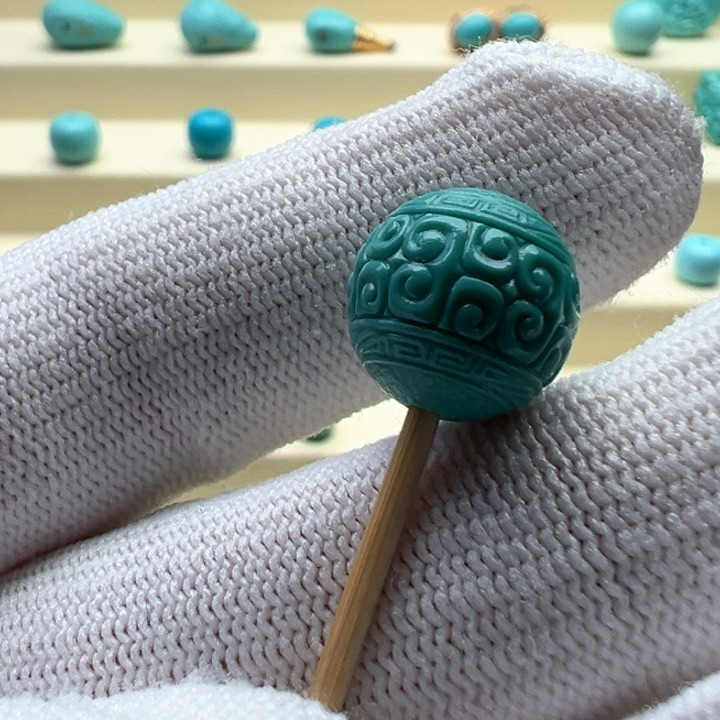 绿松石珠宝奇石未镶嵌12.5