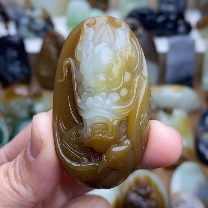 没***a和田玉未镶嵌颈饰