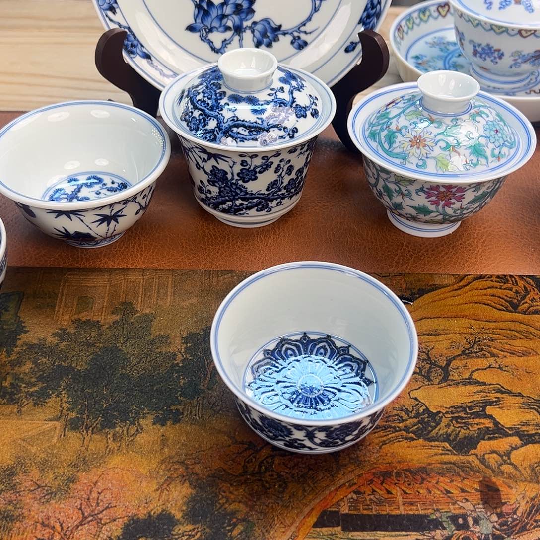 杯鱼*景德镇手绘主人杯