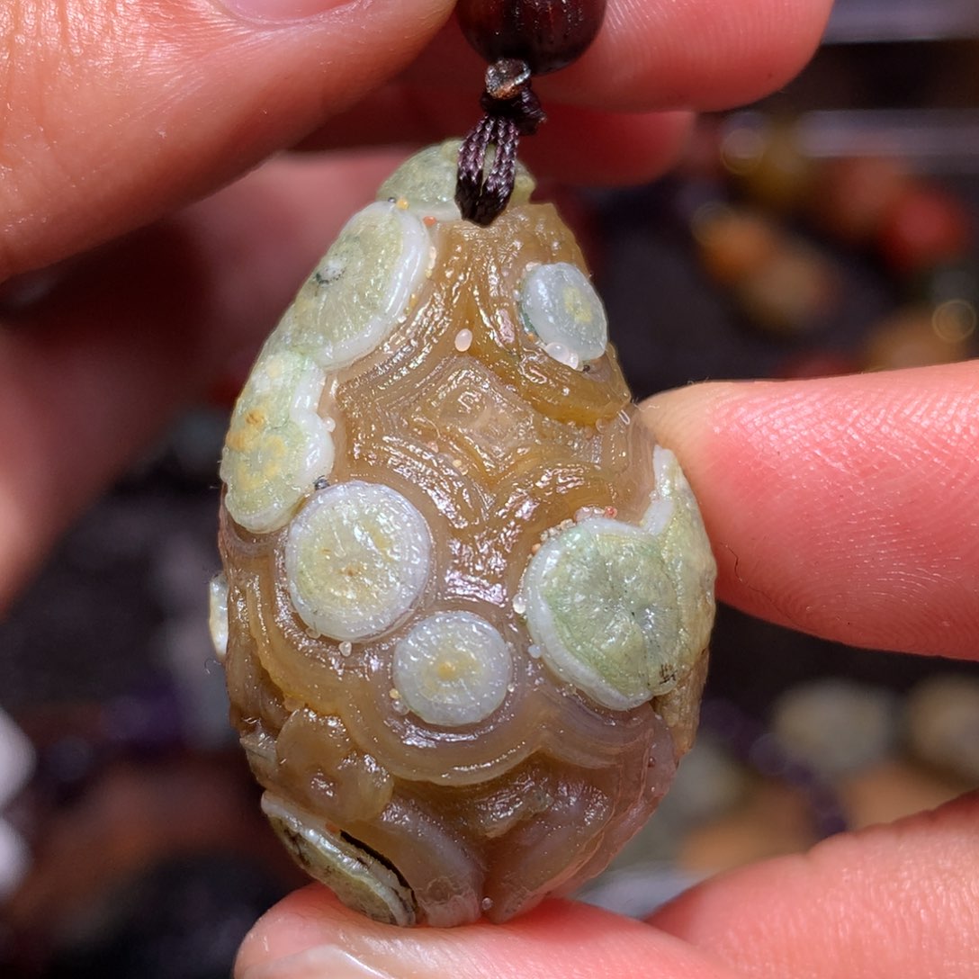 未镶嵌玛瑙/玉髓珠宝半成品