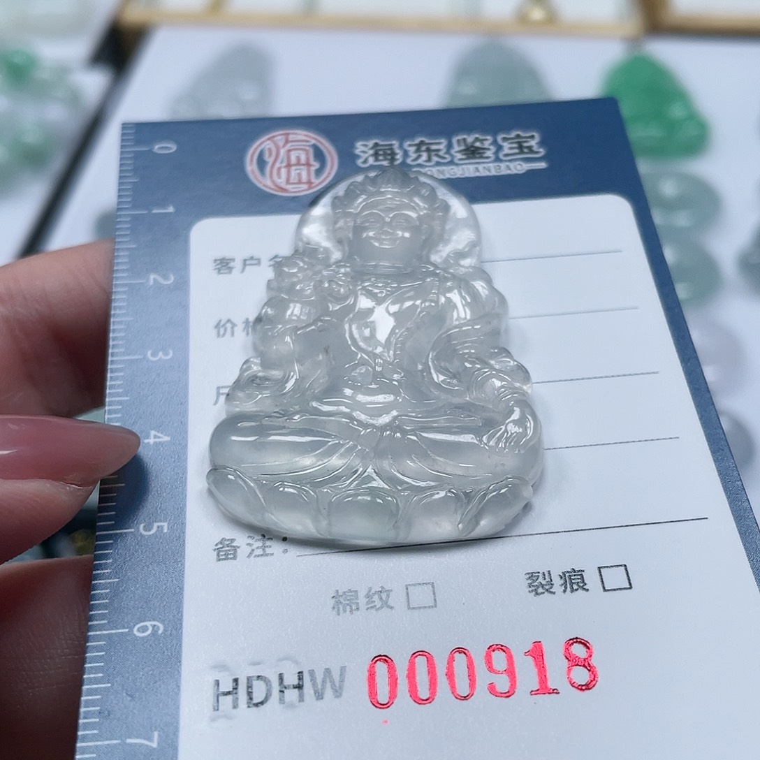 翡翠未镶嵌颈饰HDHW000918