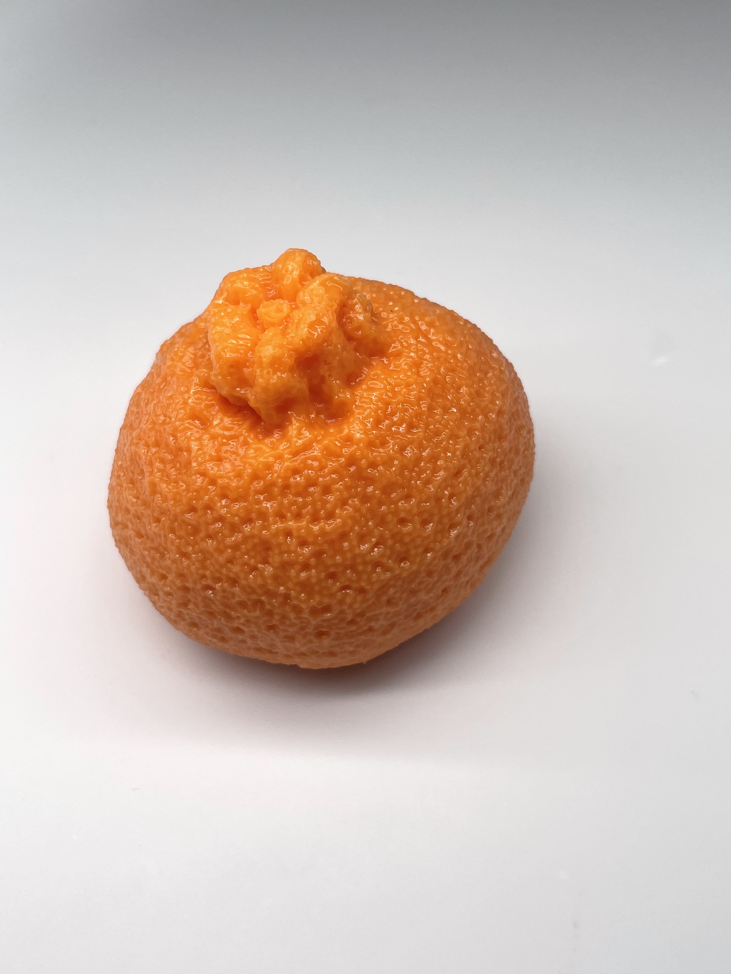 食品级硅胶纯手工制作捏捏-捏捏小丑橘（默认微瑕）