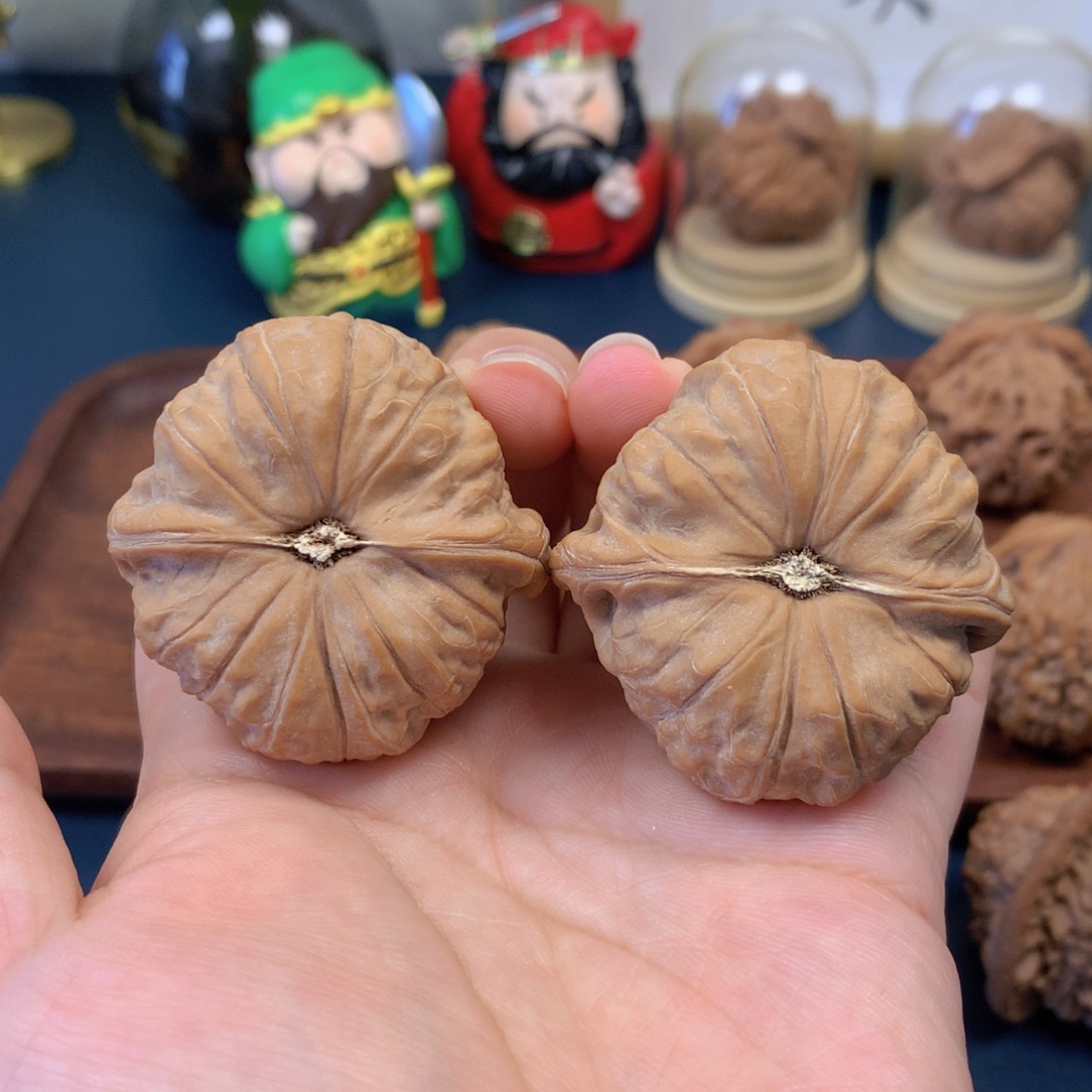把件文玩核桃高密度南瓜墩儿44chi