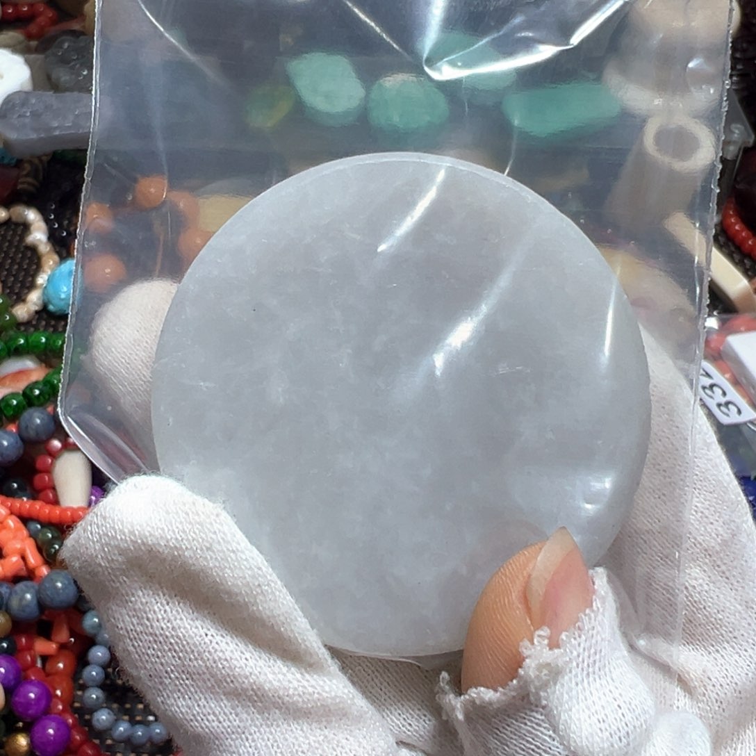 非洲檀香无事牌手把件