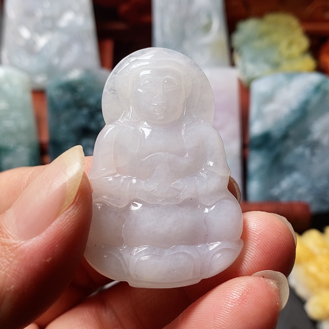 翡翠未镶嵌颈饰缅甸翡翠A货